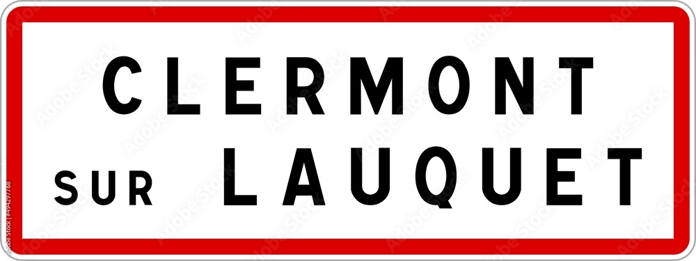 Panneau entrée ville agglomération Clermont-sur-Lauquet / Town entrance sign Clermont-sur-Lauquet Panneau entrée ville agglomération Clermont-sur-Lauquet / Town entrance sign Clermont-sur-Lauquet