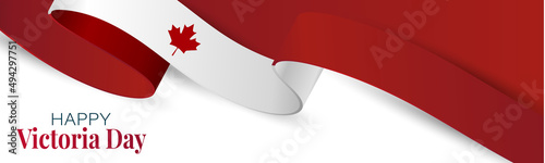 Fotografie, Obraz Victoria Day Canada Holiday banner background