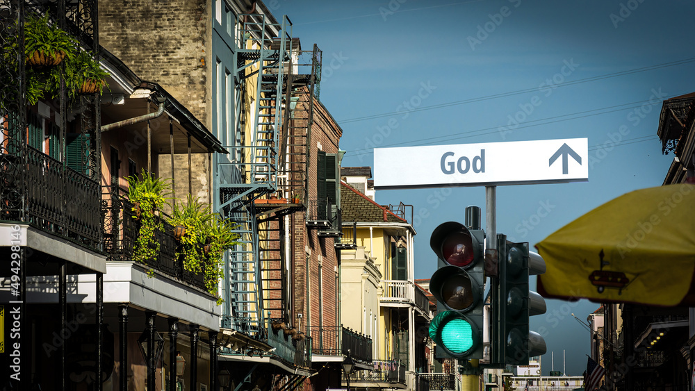Street Sign to God
