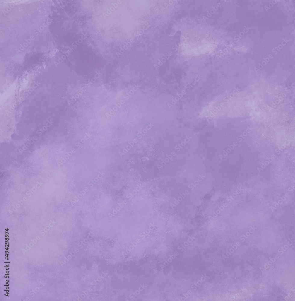 Delicate purple color clouds grunge texture watercolor background with suitable for textile banner template or website