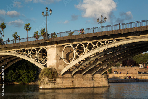 The Triana Bridge over the Guadalquivir River in Sevilla © Conchi Martinez