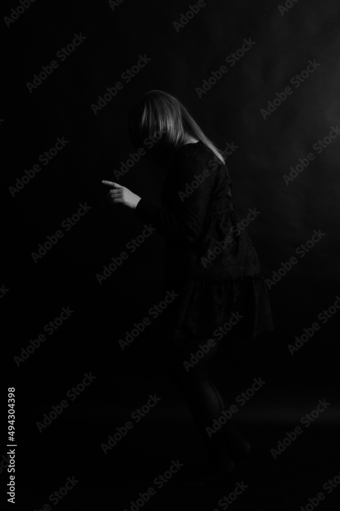 silhouette of a person in a room silhouette of a person in a room