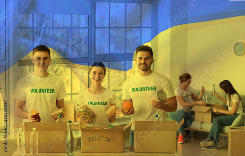 Double exposure of voluntee...