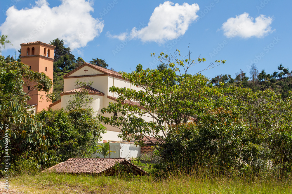 Benedictine monastery of  Guatape, Colombia (Monasterio Hermanas Benedictinas El Paraclito Divino).