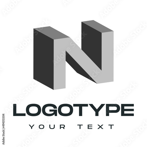 Letter Logo, 3D Logo, 3D Letters, Initial Logo, Monogram, Logo for Business, Alphabet Logos
