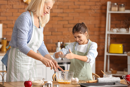 Little girl and her grandmo...