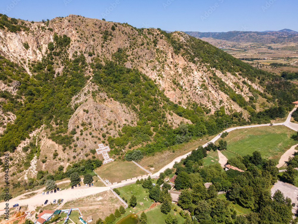 Aerial view of Kozhuh Mountain, Bulgaria