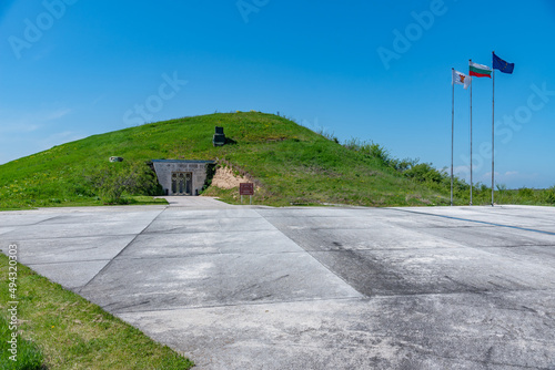 Thracian Tomb of Sveshtari in Bulgaria. photo