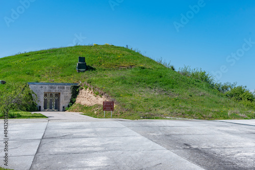 Thracian Tomb of Sveshtari in Bulgaria. photo