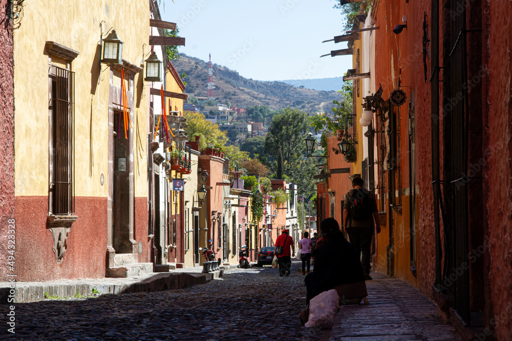San Miguel de Allende, Guanajuato Mexico. February 22, 2015. Views of downtown San Miguel de Allende, Guanajuato Mexico.