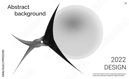 Nanotechnology. High-tech device. Metallic texture. Abstraction, Three-Dimensional Illustration. 