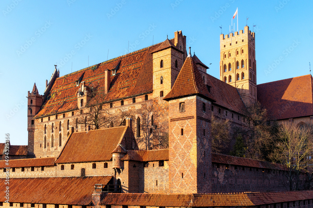 Malbork Castle, capital of the Teutonic Order in Poland Malbork Castle, capital of the Teutonic Order in Poland