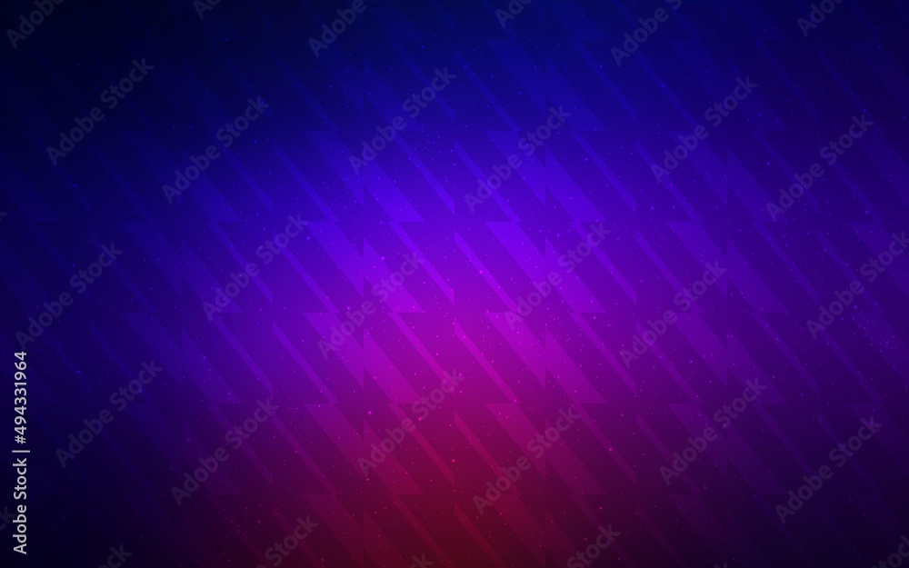 Fototapeta premium Dark Blue, Red vector layout with flat lines.