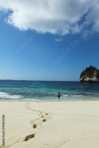 person on the beach