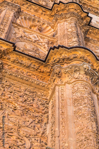 The platereque facade of the University of Salamanca, Spain