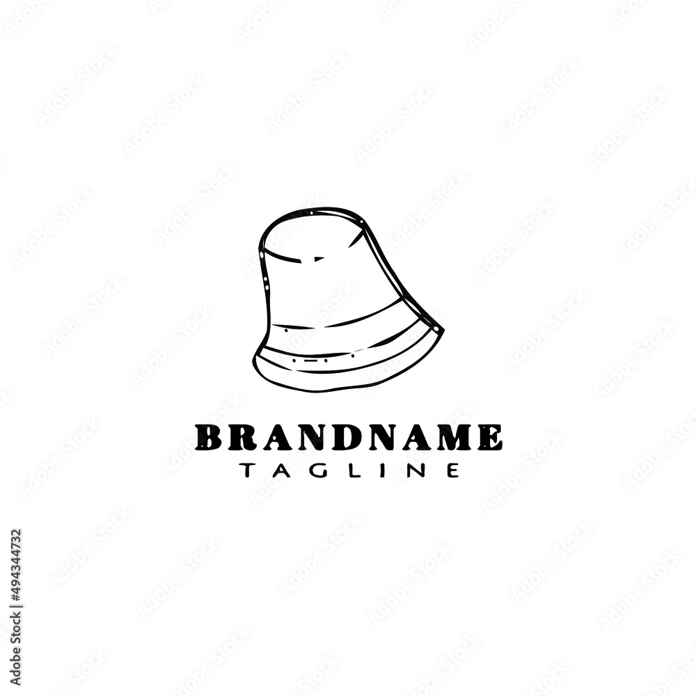 hat logo cartoon icon template black isolated vector illustration hat logo cartoon icon template black isolated vector illustration