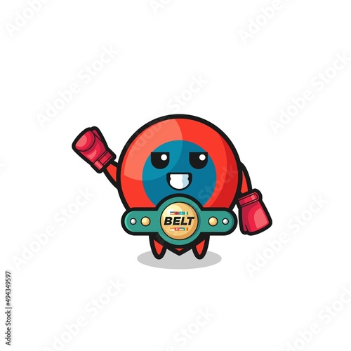 location symbol boxer mascot character