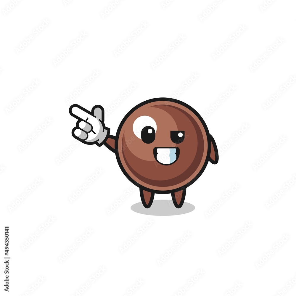 tapioca pearl mascot pointing top left tapioca pearl mascot pointing top left
