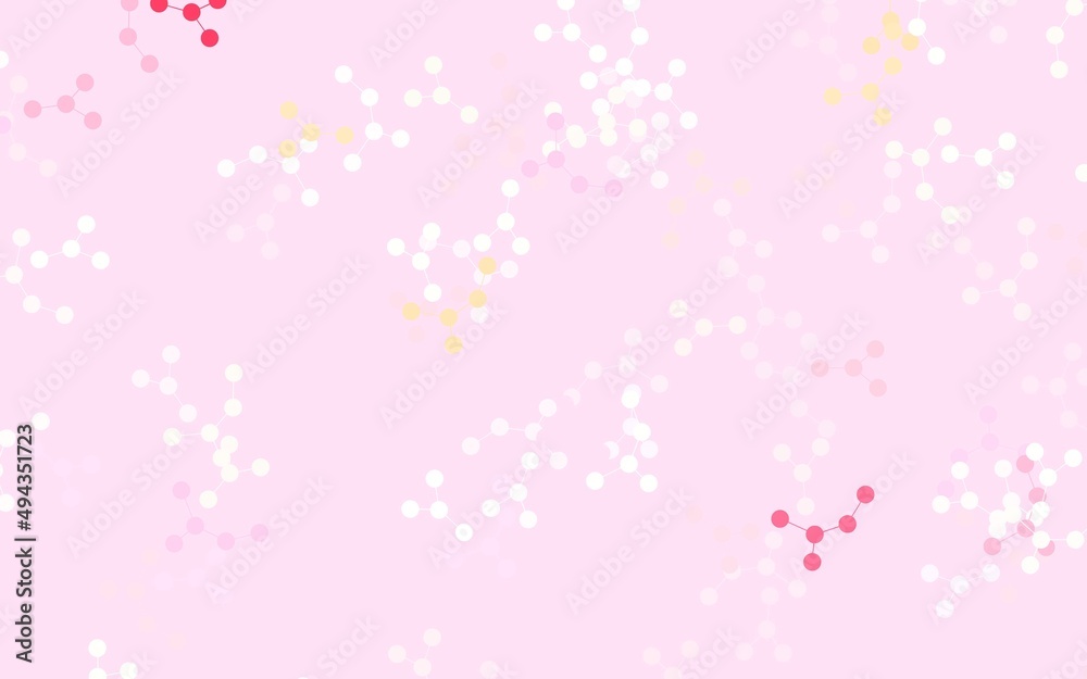 Light Pink, Yellow vector background with forms of artificial intelligence. Light Pink, Yellow vector background with forms of artificial intelligence.