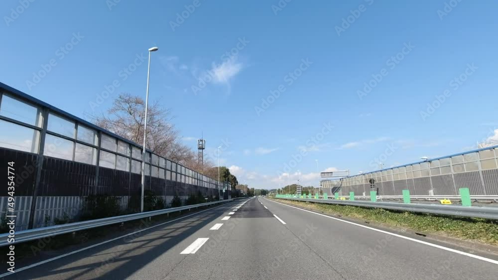 ドライブ映像　東名高速道路　日本
