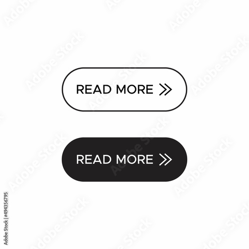 Read More Button Icon for Web or Mobile App