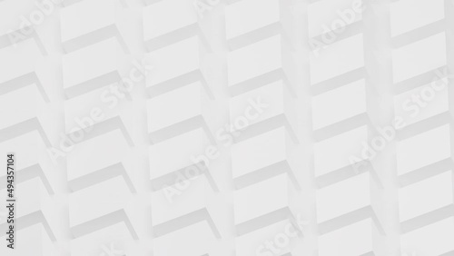 3D rendering Cube Block pattern, Cryptocurrency blockchain technology digital money concept design on white background seamless looping animation 4K footage with copy space