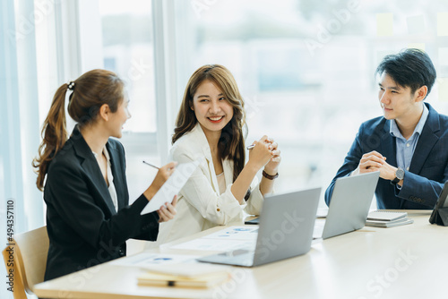 Meeting Corporate Success Brainstorming Teamwork Concept