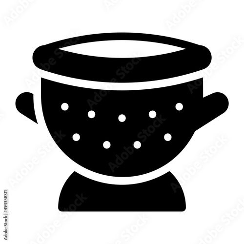 colander glyph icon