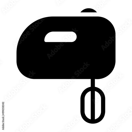 mixer glyph icon