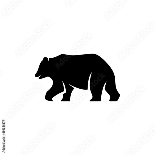 Bear silhouette  vector bear silhouette