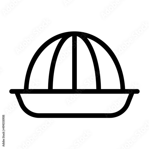 squeezer line icon