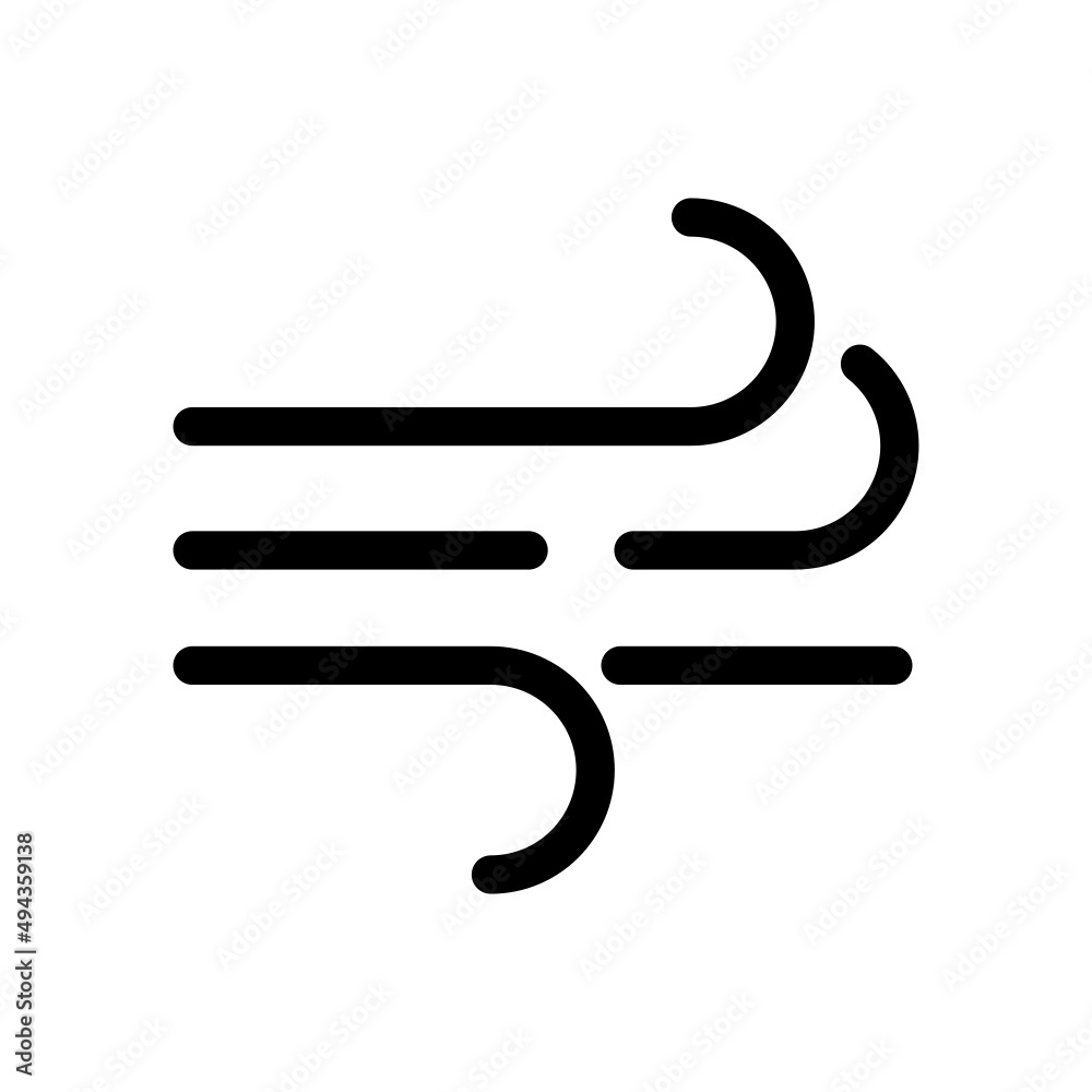 Wind Icon Vector Symbol Design Illustration