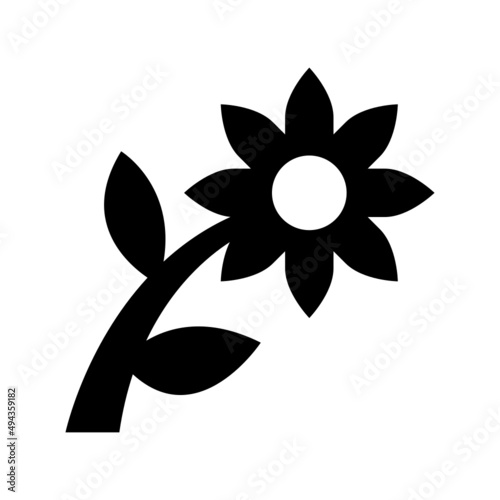Sunflowers Icon Vector Symbol Design Illustration