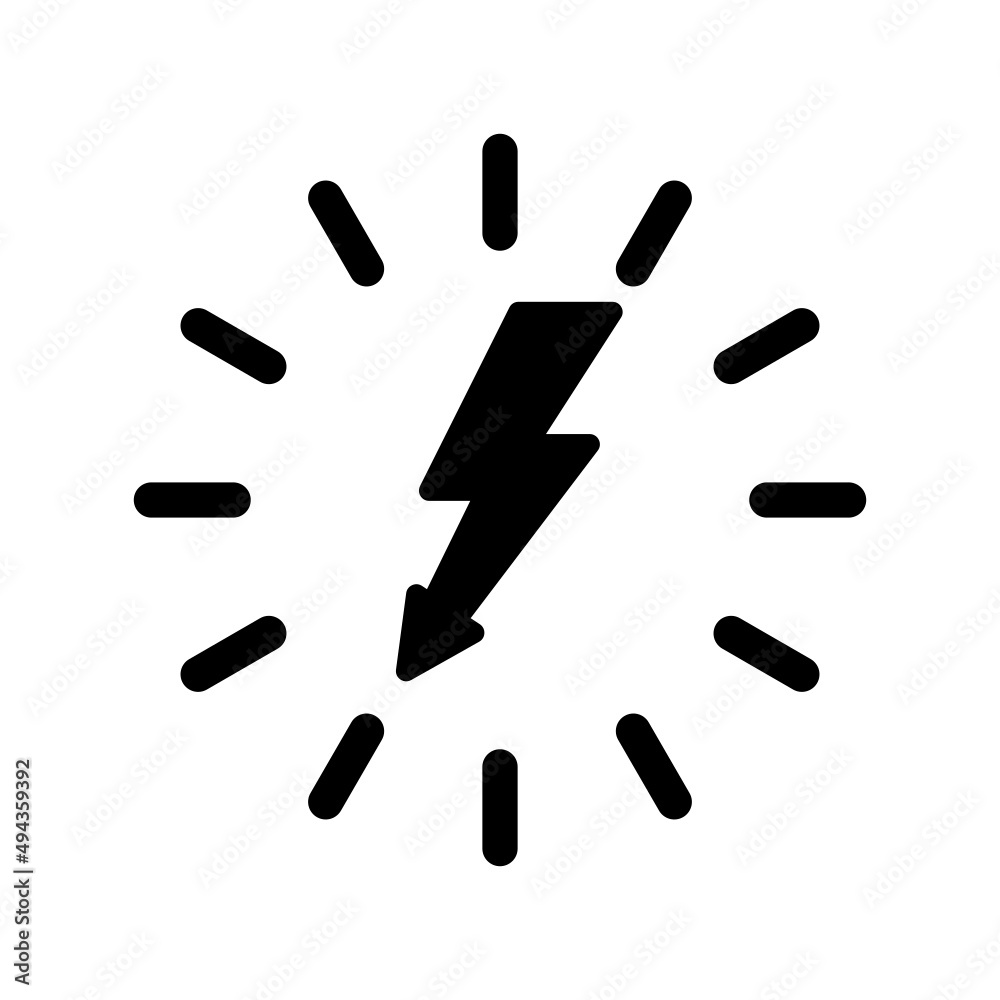 Electricity Icon Vector Symbol Design Illustration Electricity Icon Vector Symbol Design Illustration