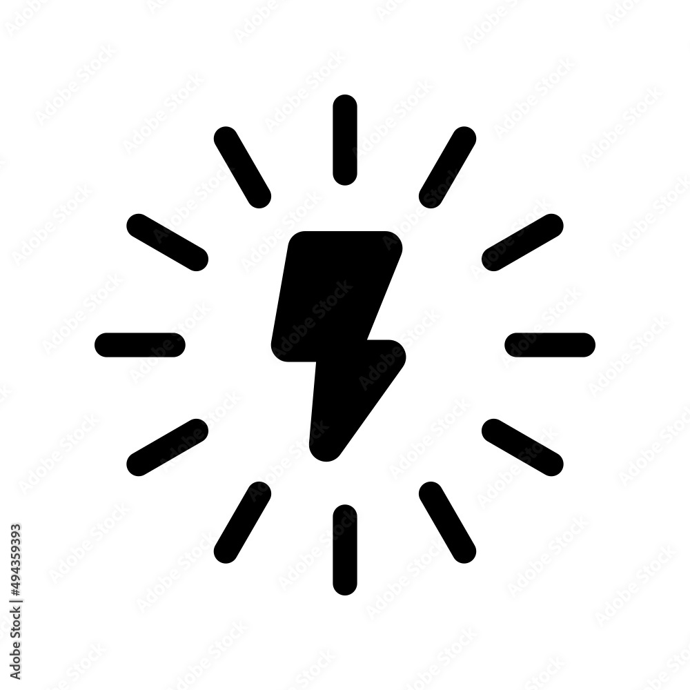 Electricity Icon Vector Symbol Design Illustration Electricity Icon Vector Symbol Design Illustration