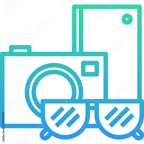 Travel accessories icon