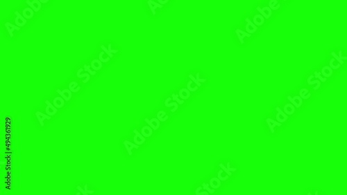 4k. Fire explosion explosion fire bomb smoke explosion animation on green screen.