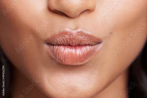 And one for you. Cropped shot of a womans beautiful lips.
