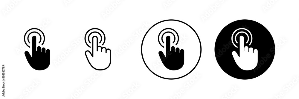 Hand cursor icons set. cursor sign and symbol. hand cursor icon clik Hand cursor icons set. cursor sign and symbol. hand cursor icon clik