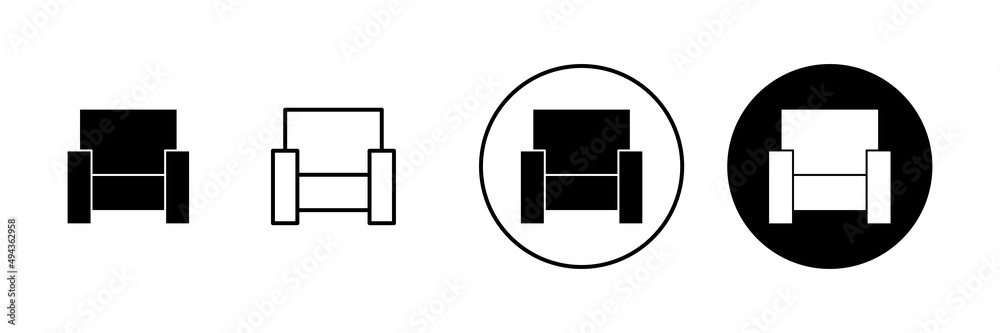 Sofa icons set. sofa sign and symbol. furniture icon Sofa icons set. sofa sign and symbol. furniture icon