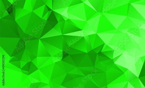 Illustration Colorful swirl rainbow polygon background or frame triangle pattern in multi rainbow spectrum color