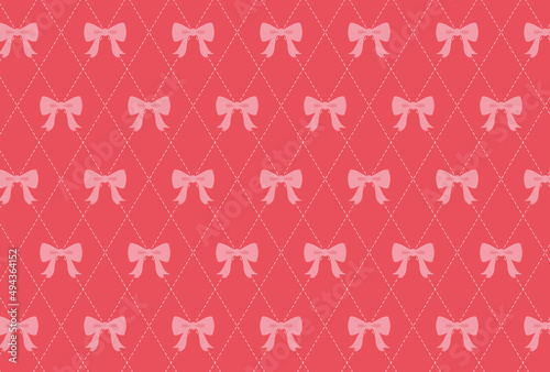 seamless pattern with ribbons and stitches for banners, cards, flyers, social media wallpapers, etc.