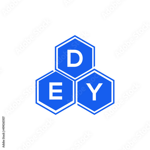 DEY letter logo design on White background. DEY creative initials letter logo concept. DEY letter design. 
