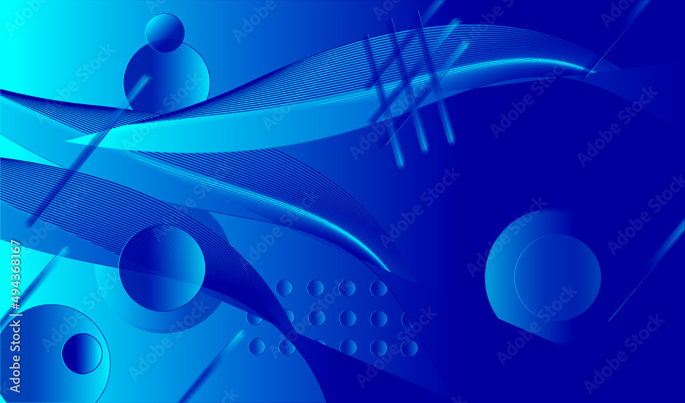 Abstract blue background with circles Abstract blue background with circles