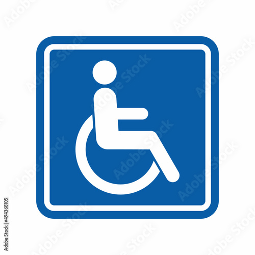 handicap parking sign