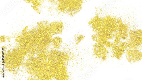 金箔を塗した豪華なイラスト 金色 金粉 背景装飾