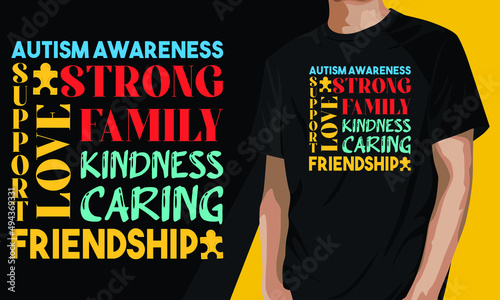 World autism awareness day funny and motivational t-shirt for 2nd April