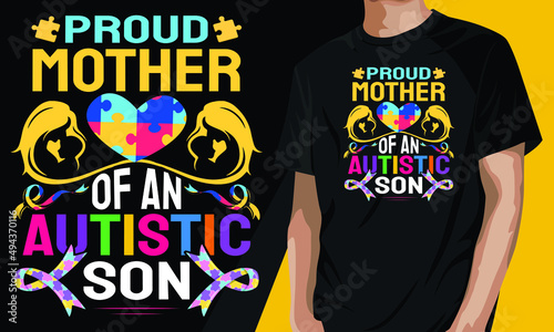 Proud mother of an autistic son, World autism awareness day