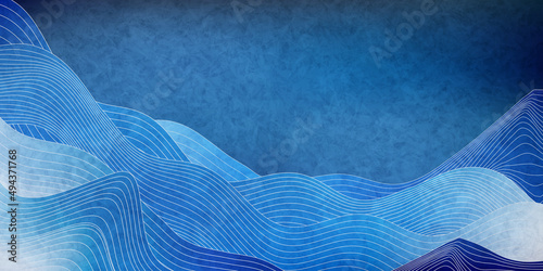 波　海　夏　背景
