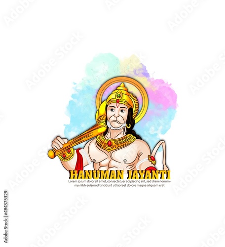 Jay Shri Ram Happy Hanuman Jayanti  celebrates the birth of Lord Sri Hanuman